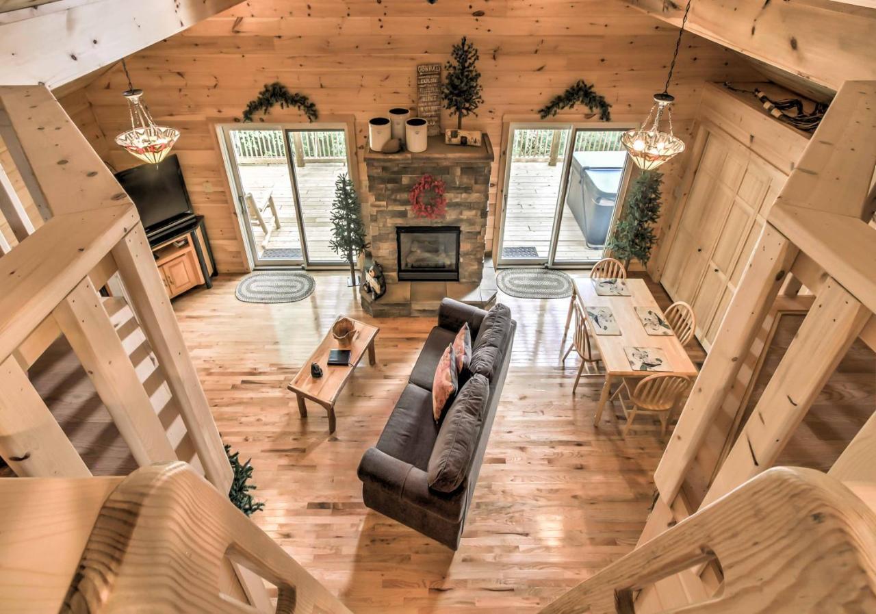 Private Sevierville Cabin With Mountain Views And Loft Exterior foto